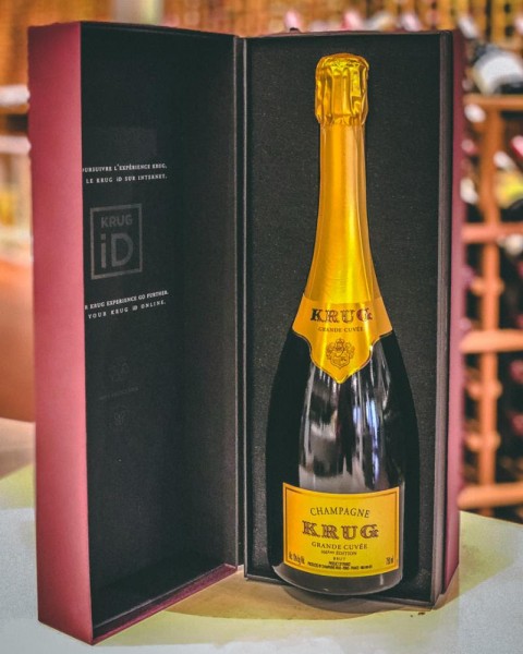 Vintage Bottle - Champagne Krug Grande Cuvee Brut Yellow Label