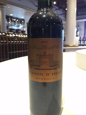 Chateau D Issan Blason D Issan 2012 Knightsbridge Wine Shoppe